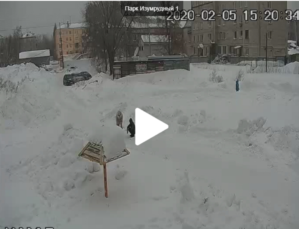 Видеонаблюдение в парке Изумрудный
